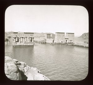Uitzicht op de Tempel van Philae, 1908 door American Photographer